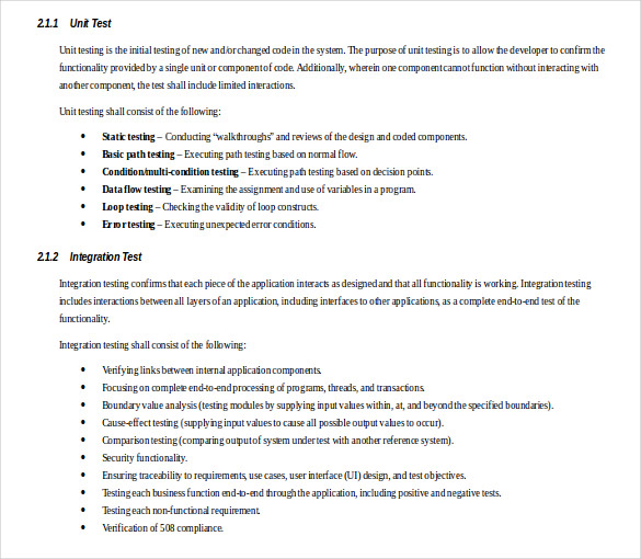 Test Strategy Template 11 Word PDF PPT Documents Download