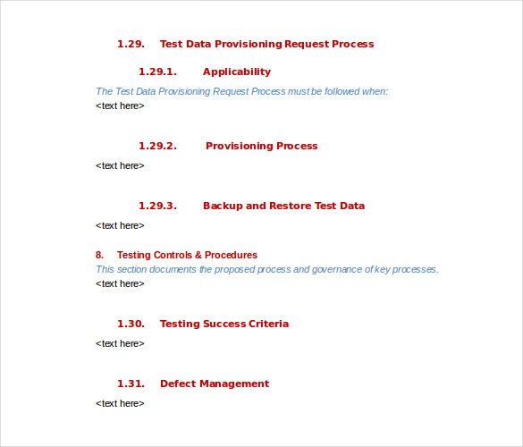 Test Strategy Template 11  Word PDF PPT Documents Download