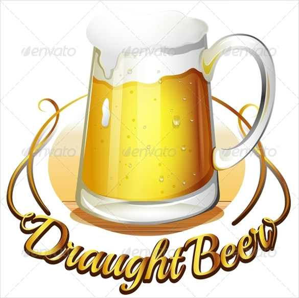 draught beer label example