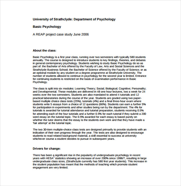 psychotherapy case study examples pdf