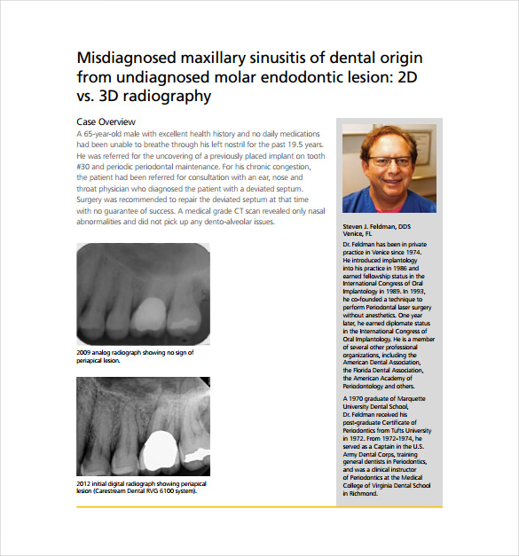 clinical case study pdf template free download