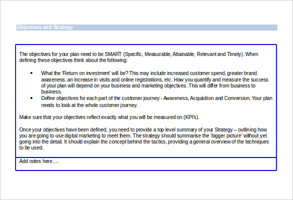 Online business plan sample image