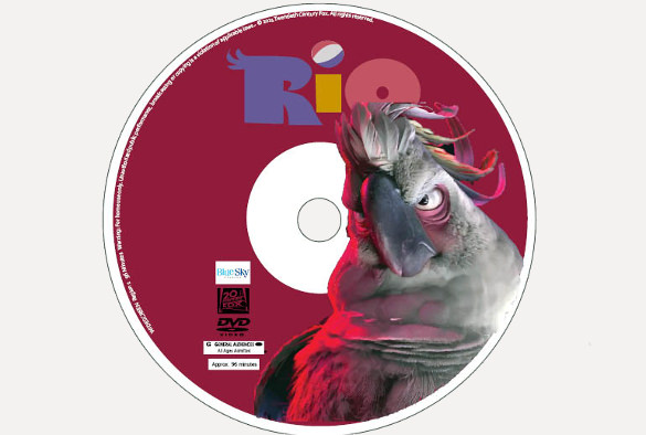 dvd cover and disc label design of sample download