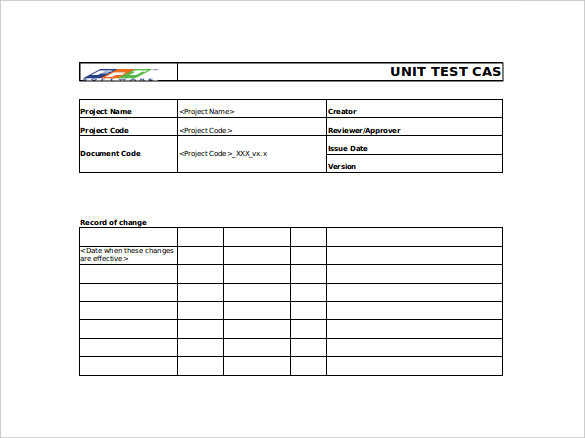 excel test case template