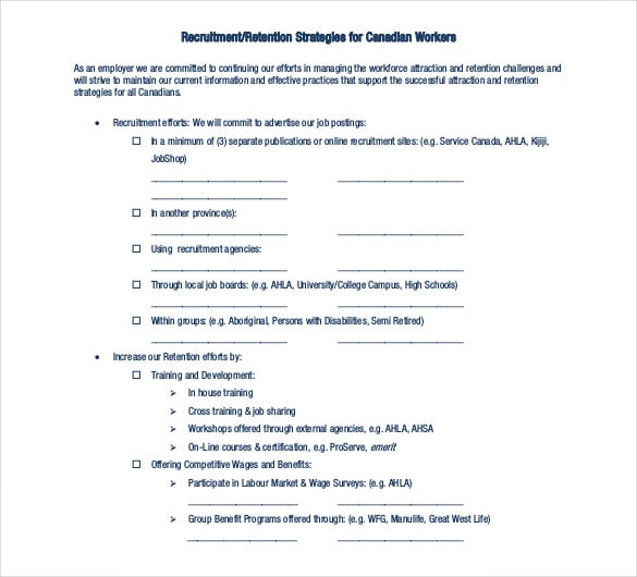 recruitment-retention-strategies-pdf-format-template