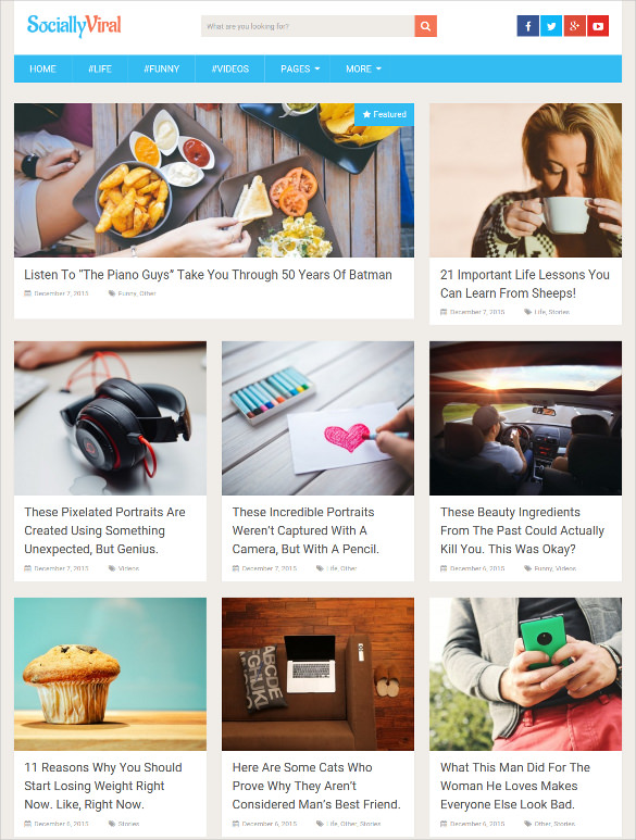23+ News Blog Themes & Templates | Free & Premium Templates