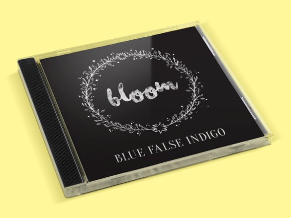 blue false indigo cd case template download