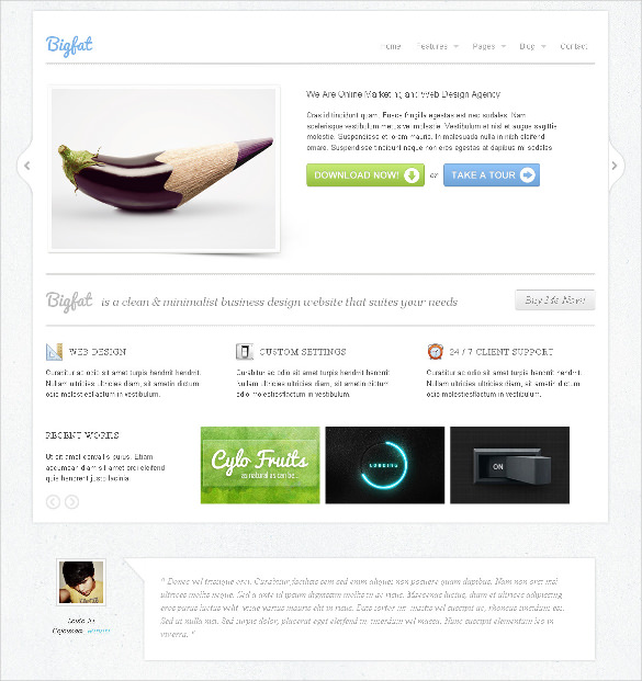 template site web dynamique php gratuit