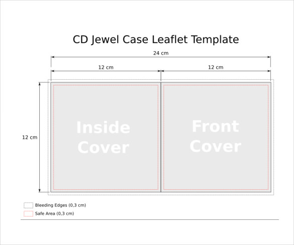 download cd jewel case cover template photoshop