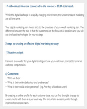 How To Develop A Digital Marketing Plan Template
