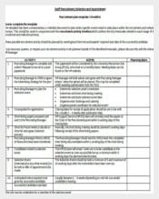 Recruitment Plan Template & Checklist Doc Format Free Download