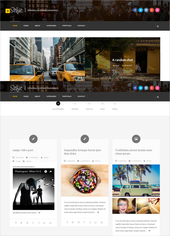 21+ Personal Blog Themes & Templates | Free & Premium Templates