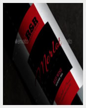 Format Wine Label