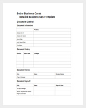 Better Business Case Word Template Free