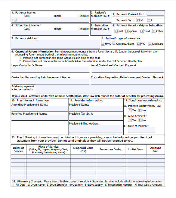 Fake Patient Chart