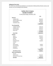 daily financial report template