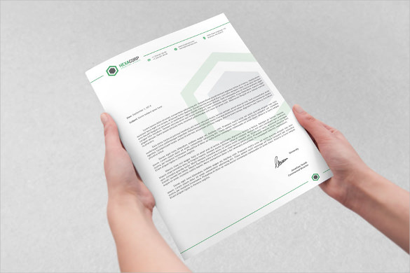 corporate letterhead template download