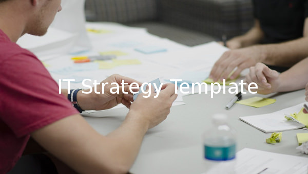 it strategy template