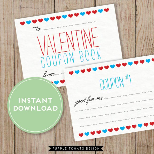 printable valentines day blank coupon template