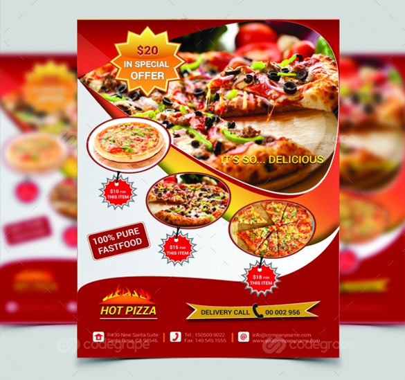 40+ Pizza Flyers - PSD, AI, Vector EPS Format Download