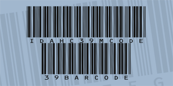 code 39 barcode font free download