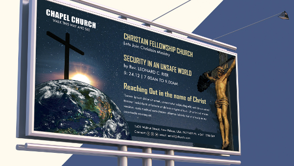 church_billboard template