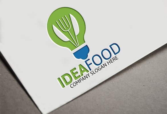 professional food logo template