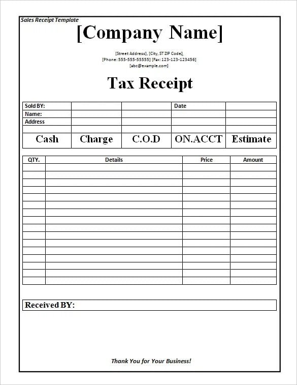 18+ Payment Receipt Templates – Free Sample, Example Format Download! | Free & Premium Templates