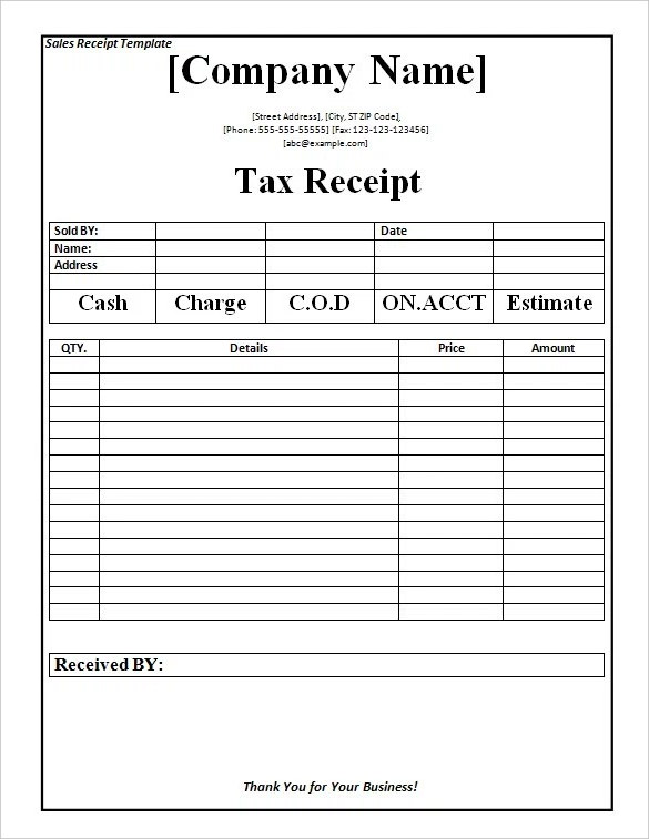 18 payment receipt templates free sample example format download