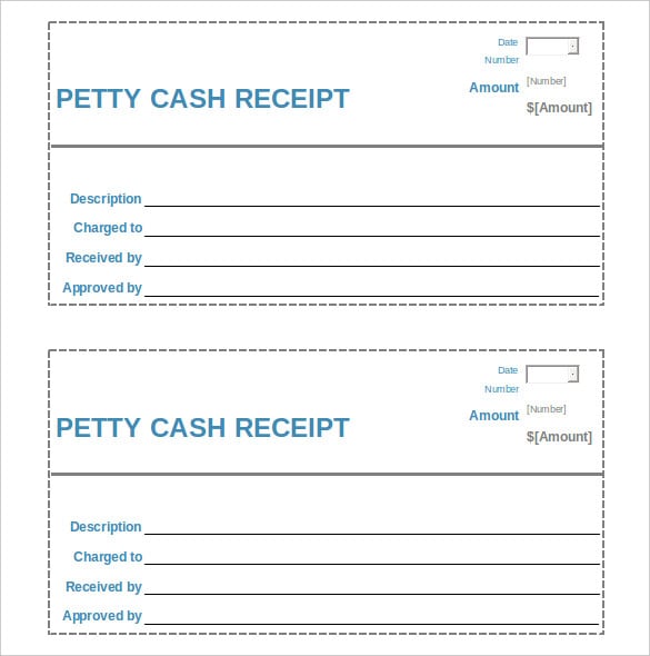 download petty cash receipt template free word editable