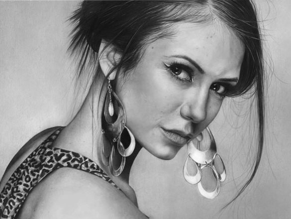 Drawing Realistic Sketch Realistic Girl Face Drawing