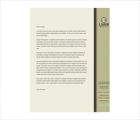 15+ Law Firm Letterhead Templates Free PSD, EPS, AI, Illustrator