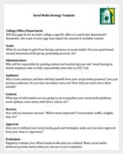 Social-Media-Strategy-Template-Pdf-Free-Download