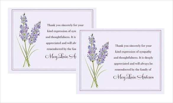 How To Write Thank You Cards For Funeral