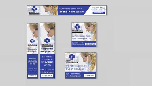 Stunning Clinic Ad Banner Template Free Premium Templates