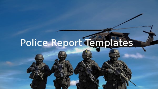 police report templates