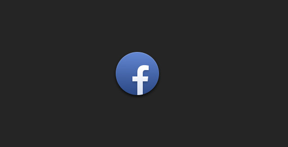 simple facebook icon