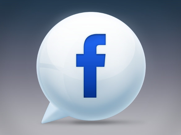 new app designed facebook icon