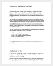 Ultimate Case Study Example Template Free