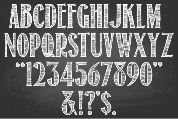 24+ Chalkboard Fonts - OTF, TTF