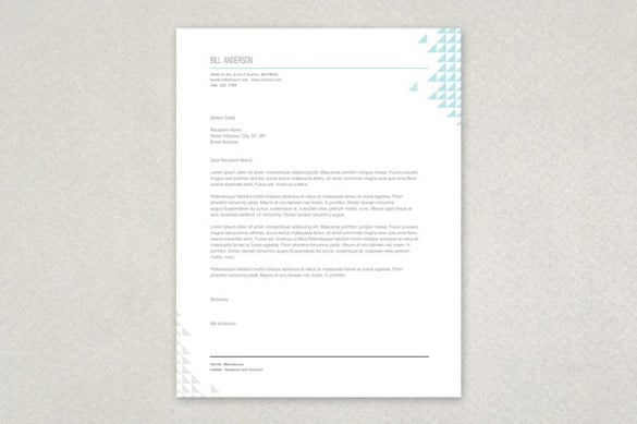 web analyst letterhead template download