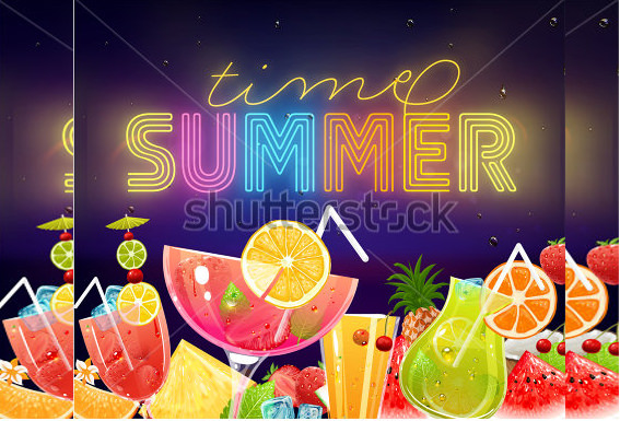 summer night beach party flyer temnload