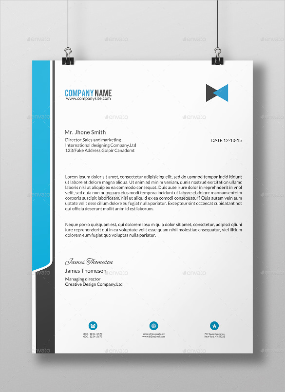 letterhead download eps vector free Business Sample, Letterhead Example Templates Free 20 â€“