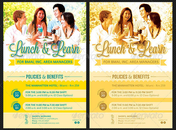 2 colorful family gathering evnet invitation flyer