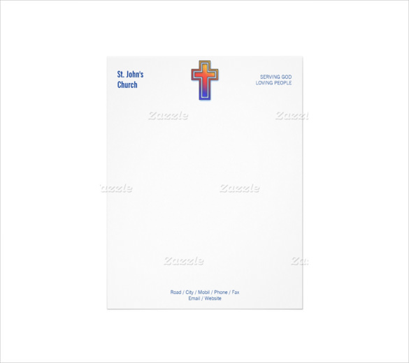 Church Letterhead Templates Hq Template Documents 