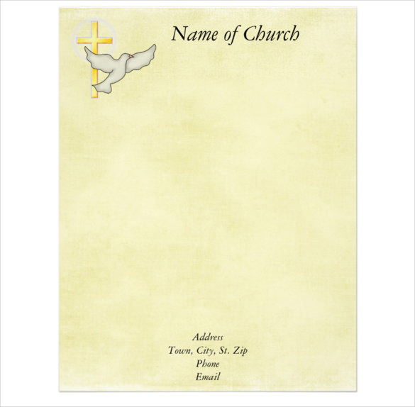 Free Christian Stationery Templates Printable Templates