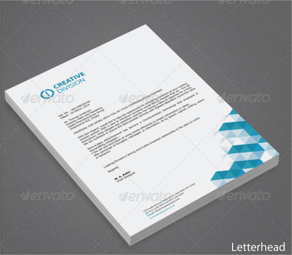 corporate stationery example letterhead for personal 