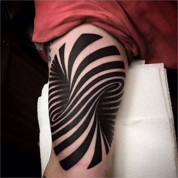 crazy 3d art tattoos design template