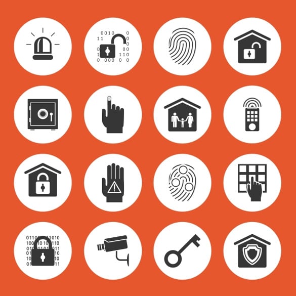 home security icons download