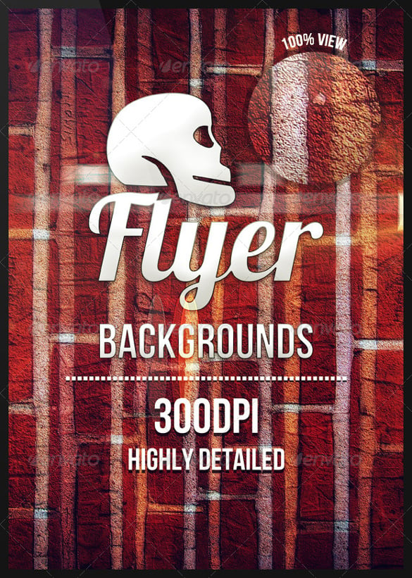 a4 size flyer background template